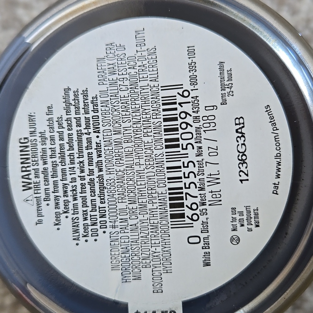 Frosted coconut snowball candle set - Picture 3 of 3